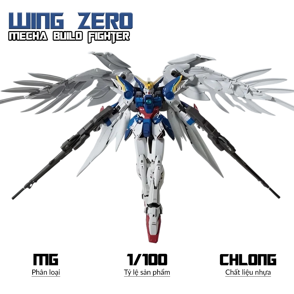 Mô hình Changlong MG Wing Zero Ver.Ka, 1/100 Mecha, Đồ chơi lắp ráp nhựa
