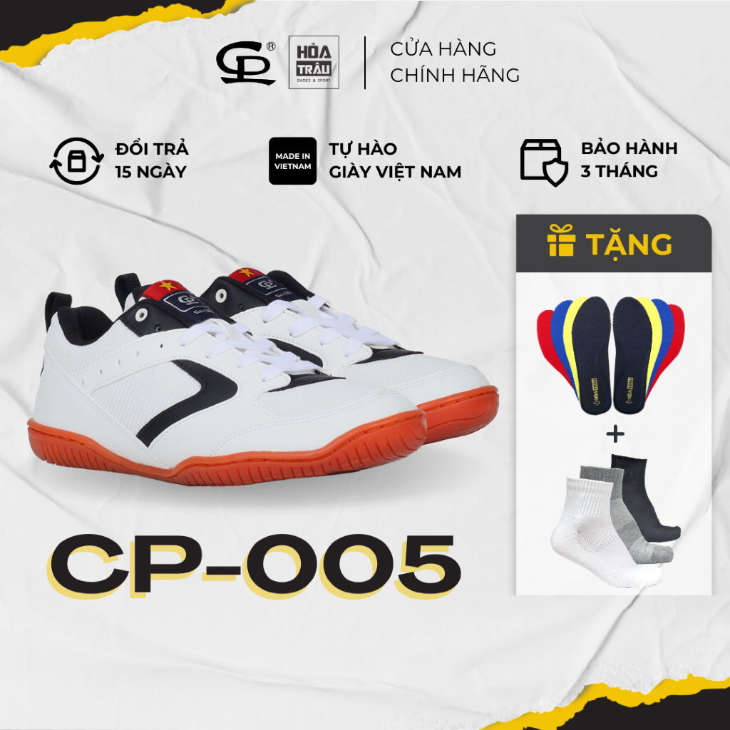 Giày Cầu Lông Chí Phèo CP005 Bền Bỉ, Thoáng Khí, Thoải Mái Cho Mọi Hoạt Động Thể Thao CP-005.