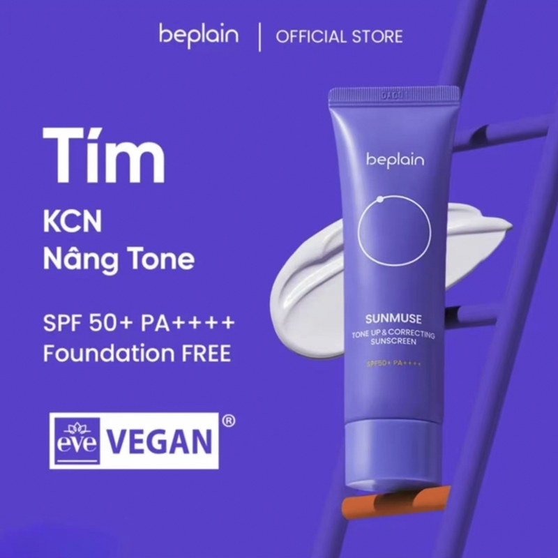 【Giá khuyến mại】 [BEPLAIN] KEM CHỐNG NĂNG SUNMUSE MOISTURE 50ml / Kem chống nắng BePen Sun Muse Moisture50ml