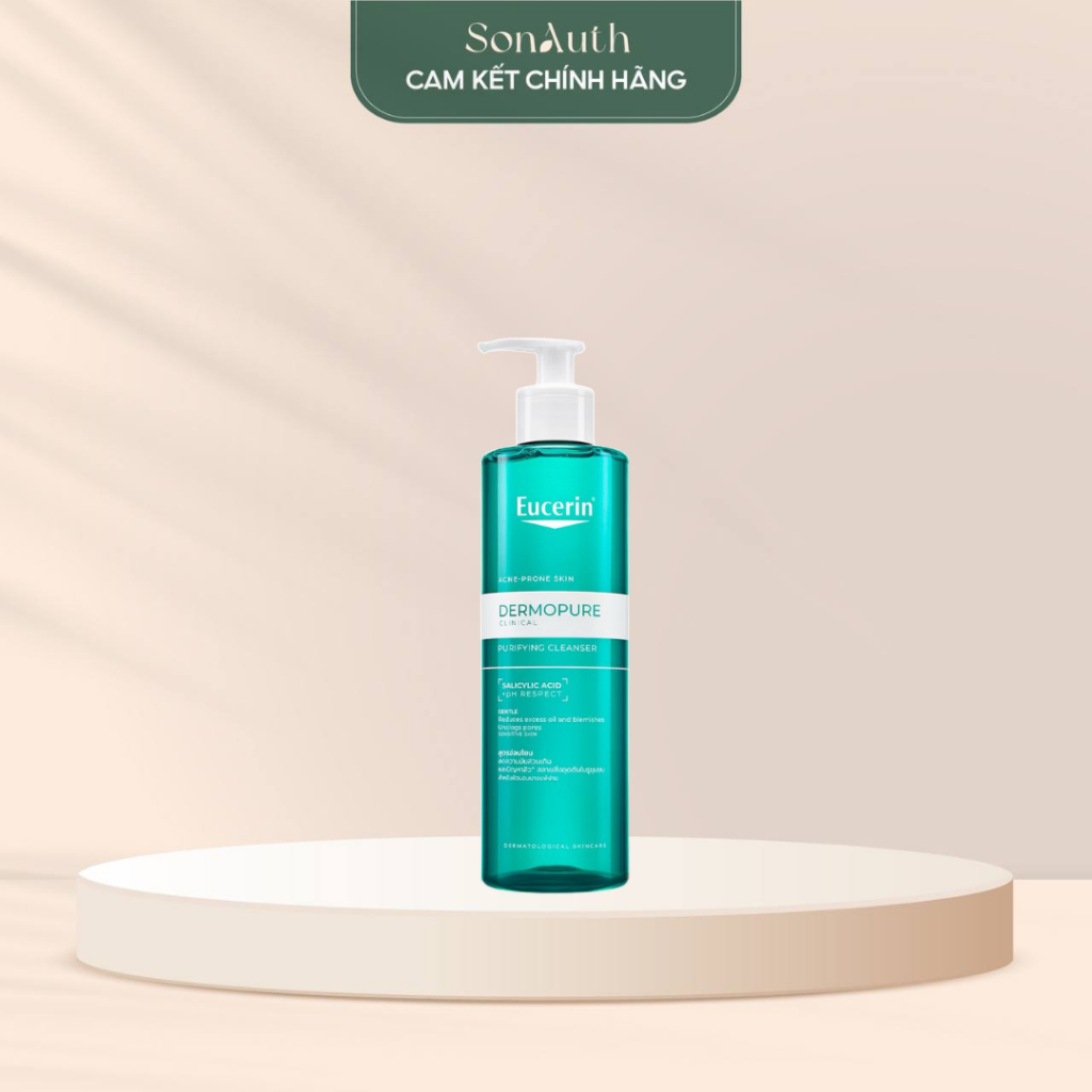 Sữa rửa mặt Eucerin Pro ACNE Solution Cleansing Gel [Nhập khẩu chính hãng]