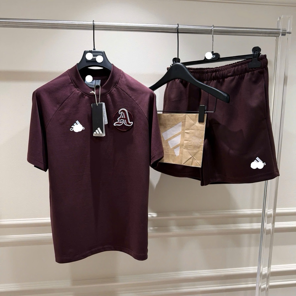 Bộ đồ nam thể thao, sét đồ bộ nam hè Adidas A dán cao cấp mẫu mới 2026