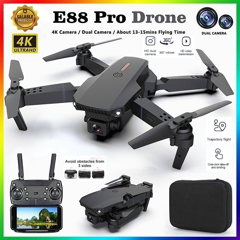 【2026 New】 Máy Bay Flycam 4k Drone camera trang bị camera kép 4k Cam Điều Khiển Từ Xa.Máy bay không người lái mini