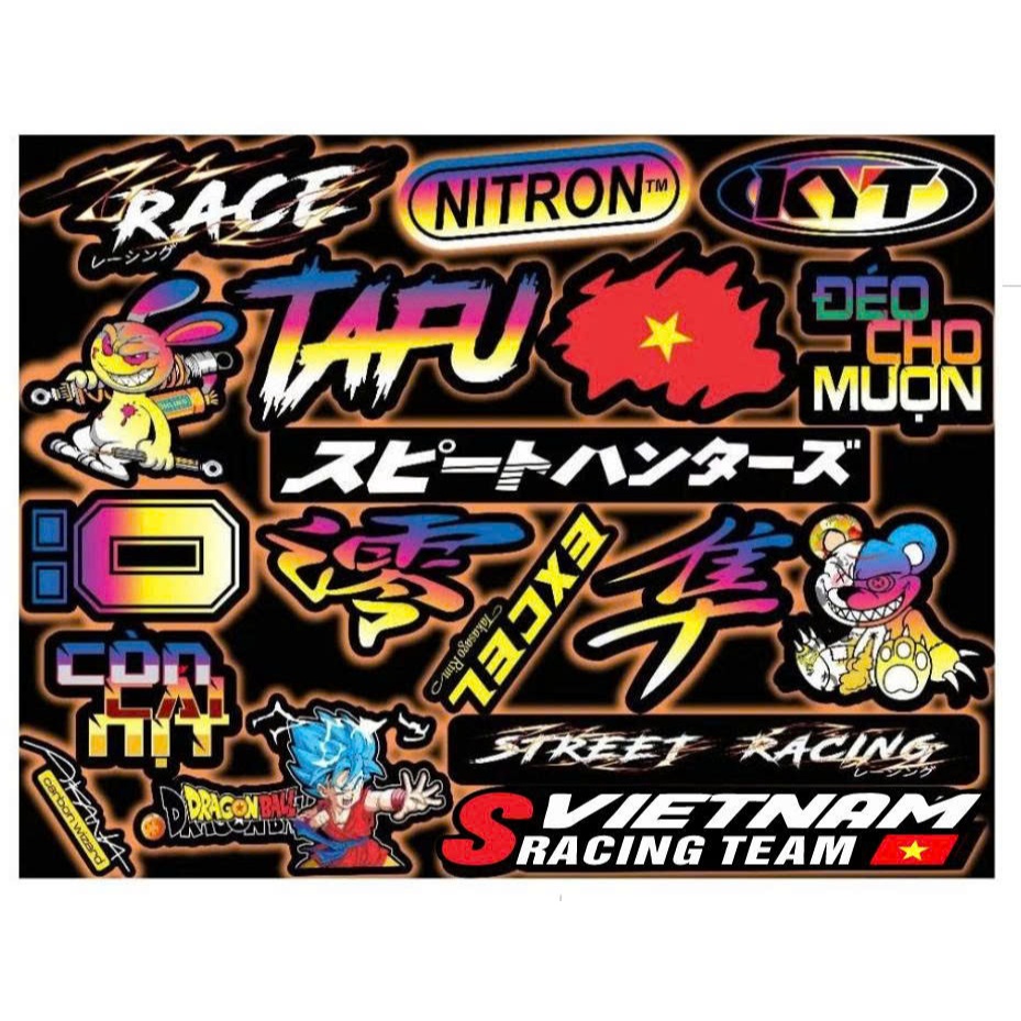 STIKER tem thỏ cầm phuộc.......