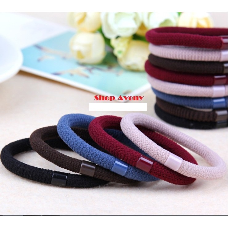 10 thun cột tóc Thái