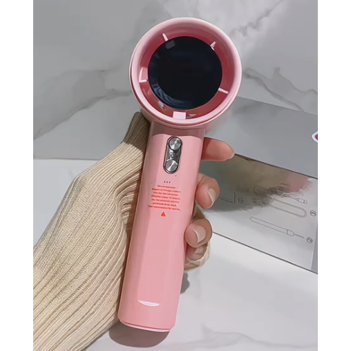 【Lạnh mát lâu dài】Quạt cầm tay Mini LED Màn hình Quạt Mini Đồng hành du lịch, đi làm và gia đình Quạt Turbo tốc độ cao
