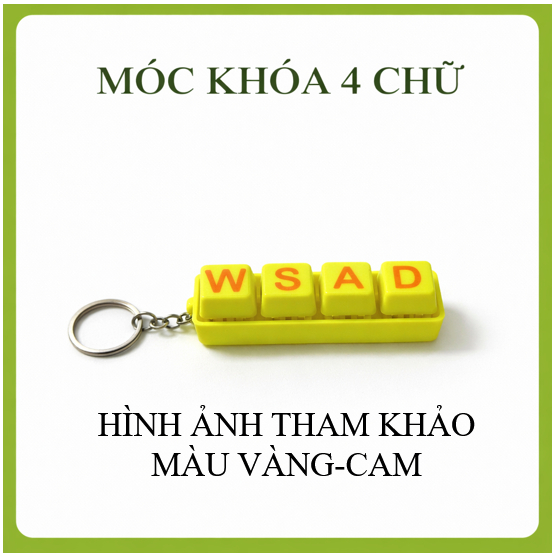 Móc khoá keycap theo tên, tự chọn tên, mặt chữ, sở thích