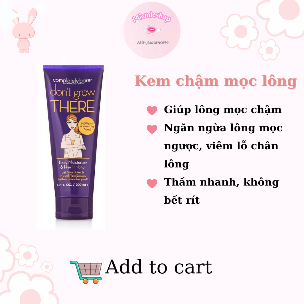 LOTION LÀM CHẬM MỌC LONG COMPLETELY BARE