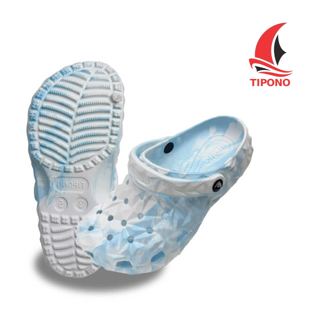 TIPONO LC16 Loang [Tặng Charm Ngẫu Nhiên] Dép Sục Sầu Riêng Unisex EVA Thoáng Khí Êm Nhẹ Chống Trơn