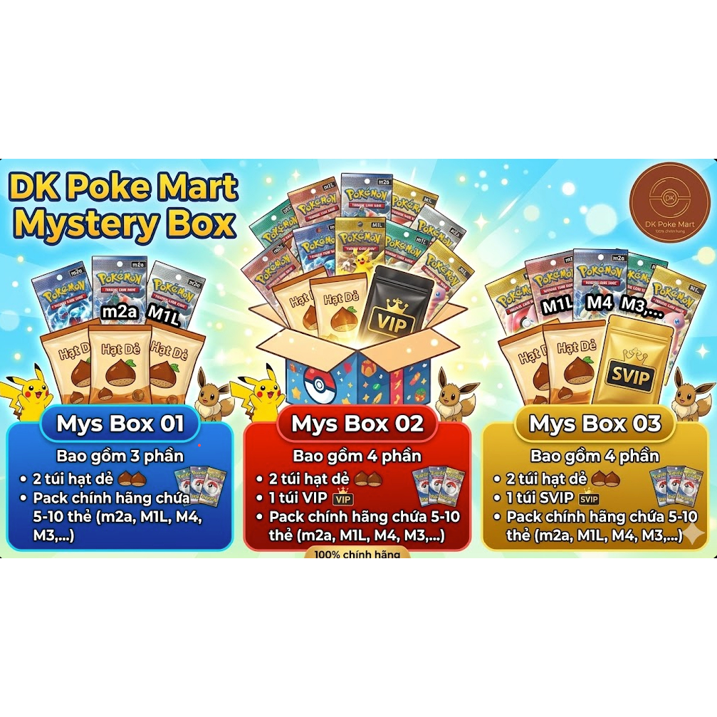 [Hộp mù] Thẻ bài Pokemon TCG chính hãng Japan
