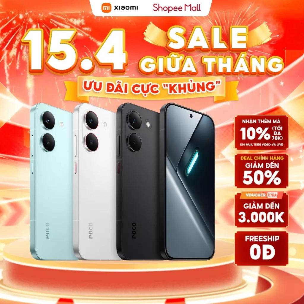 Điện thoại XIAOMI POCO X8 Pro (8+256GB | 8+512GB | 12+512GB) | Màn 6.59