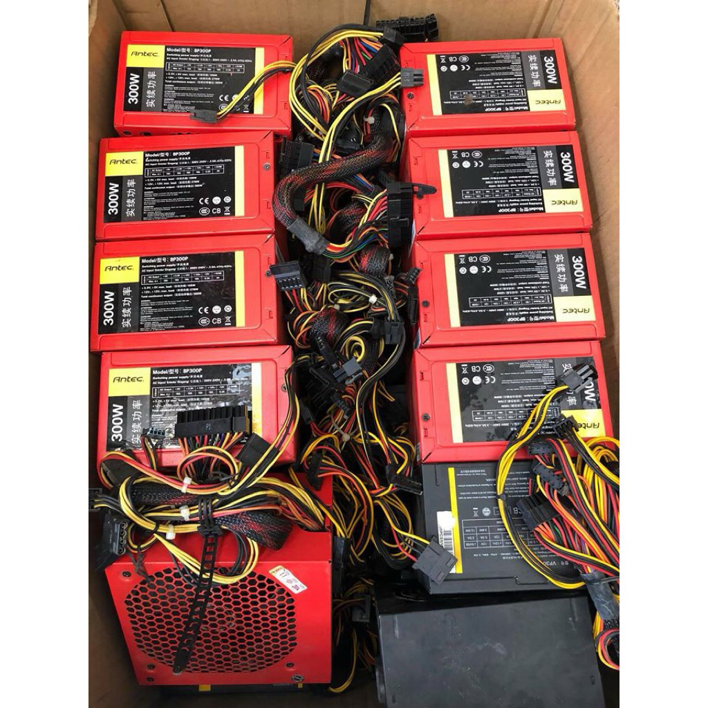 Nguồn Vi Tính ATX Antec 300w 350w đẹp có nguồn 6pin gắn cạc rời