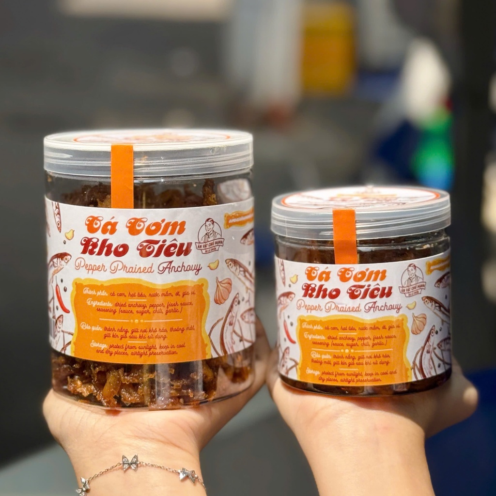 Cá Cơm Kho Sấy Tiêu - Ăn Vặt Chú Mạnh
