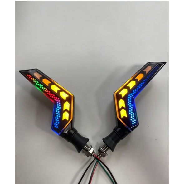 [1 đôi] Xi nhan chữ z 12v/48v led audi_Xi nhan chữ z xe điện x men, xe máy Mẫu mới 2026