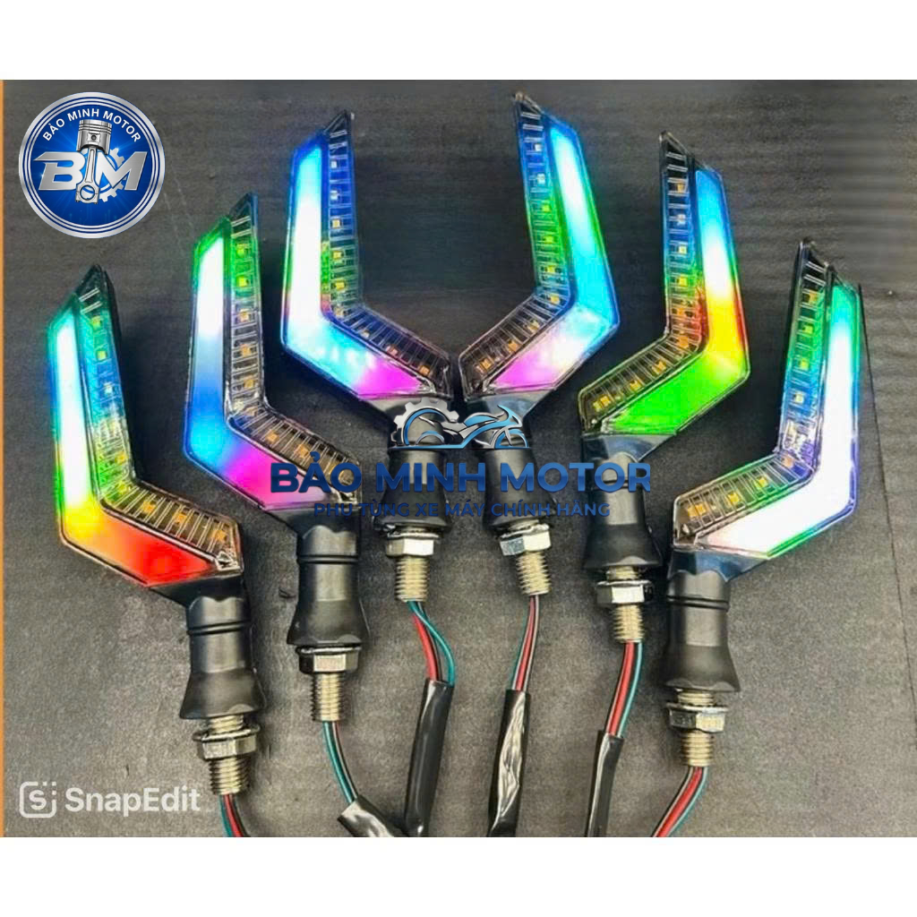 Xi nhan chữ Z hiệu ứng 7 màu cực đẹp, 12V và 48V gắn cho mọi dòng xe máy và xe điện HOT NHẤT 2026
