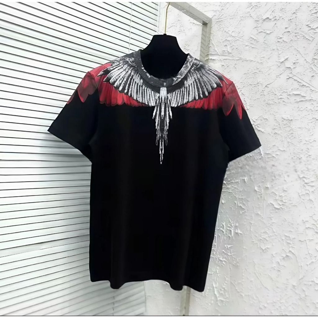 Áo Thun Tay Lỡ Nam Nữ In Hình Cánh Chim Đại Bàng Unisex Thời Trang Nam Nữ Hottrend 2026