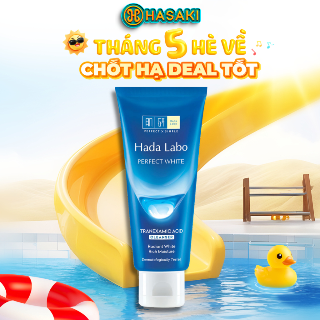 [MEGA 6.6|15H-16H] Sữa Rửa Mặt Dưỡng Trắng Cho Mọi Loại Da Hada Labo Perfect White Cleanser 80g Hasaki Chính Hãng