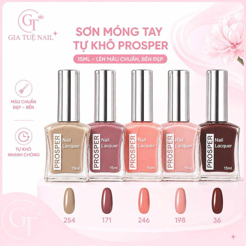 Sơn móng tay Prosper Silver 15ml