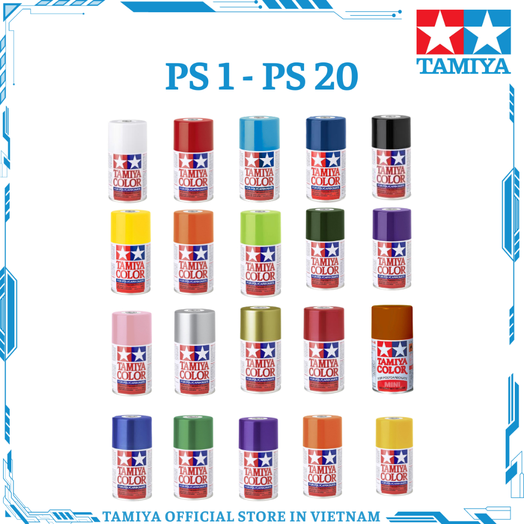 [TAMIYA] Sơn Xịt PS 100ml (PS1-PS20)