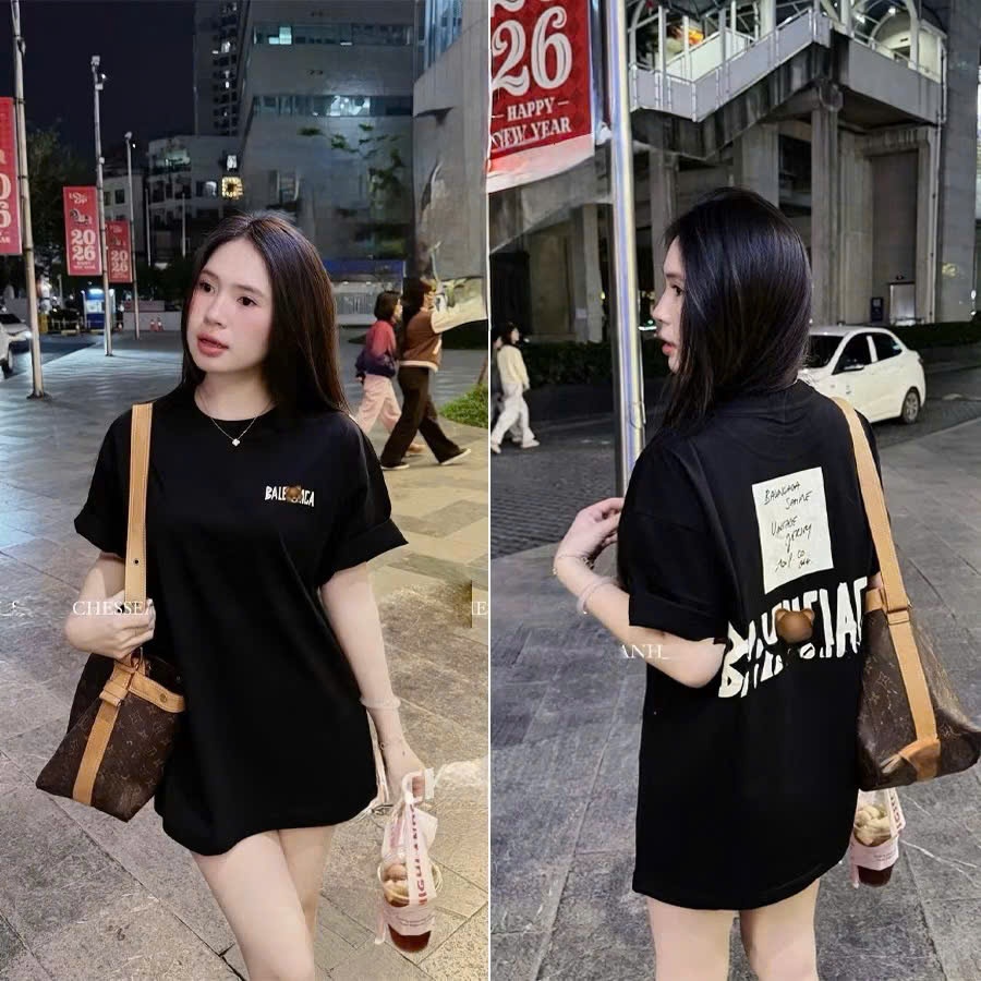 [HOTREND] Áo Phông tay lỡ iN HÌnh Chữ siêu cá tính