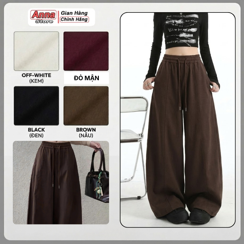 [Deal Mở Bán] Quần Kaki Ống Rộng Unisex Form Suông Cạp Chun Dây Rút Nam Nữ Hot Trend women