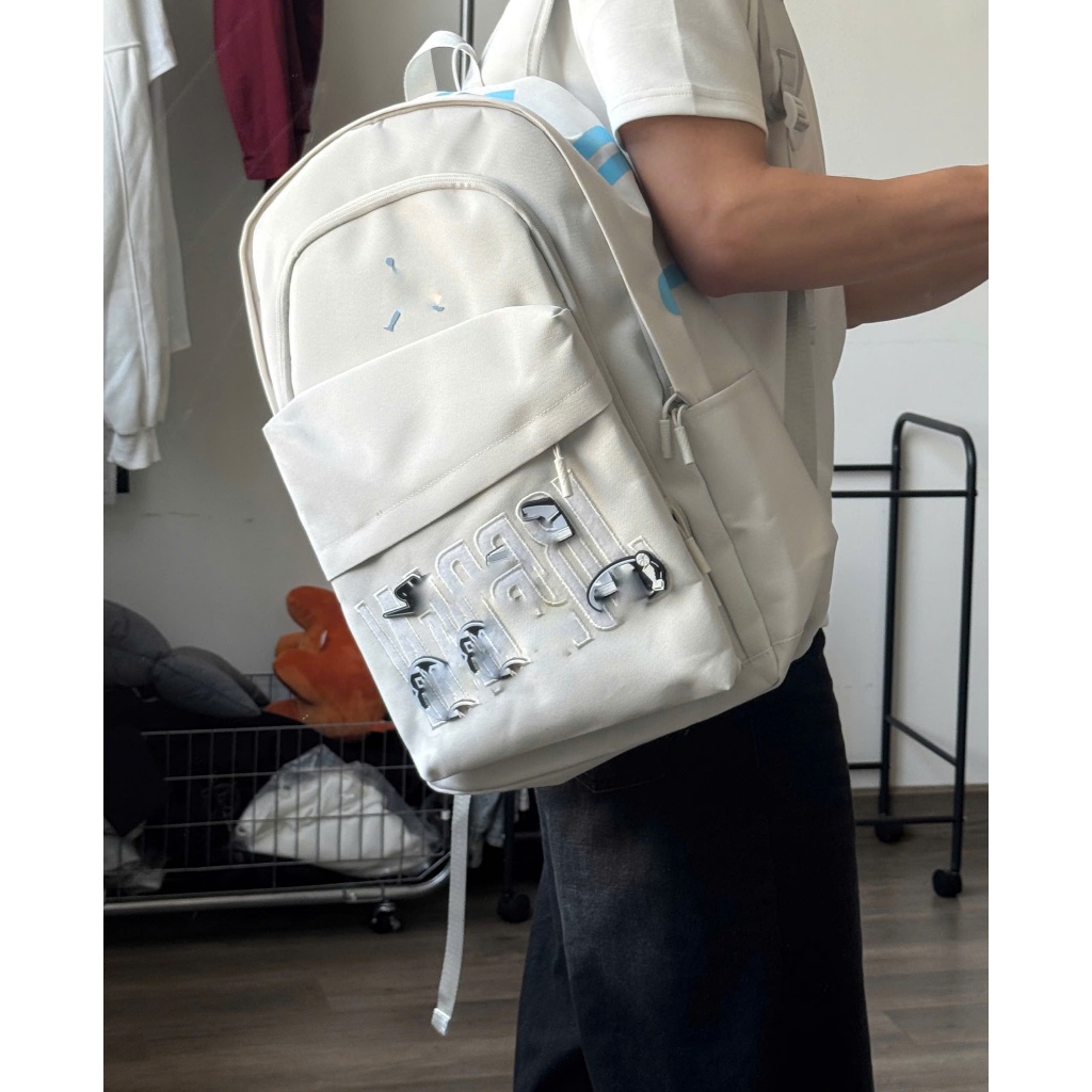Balo thể thao JD V2 full charm đi học đi chơi balo học sinh cho nam và nữ