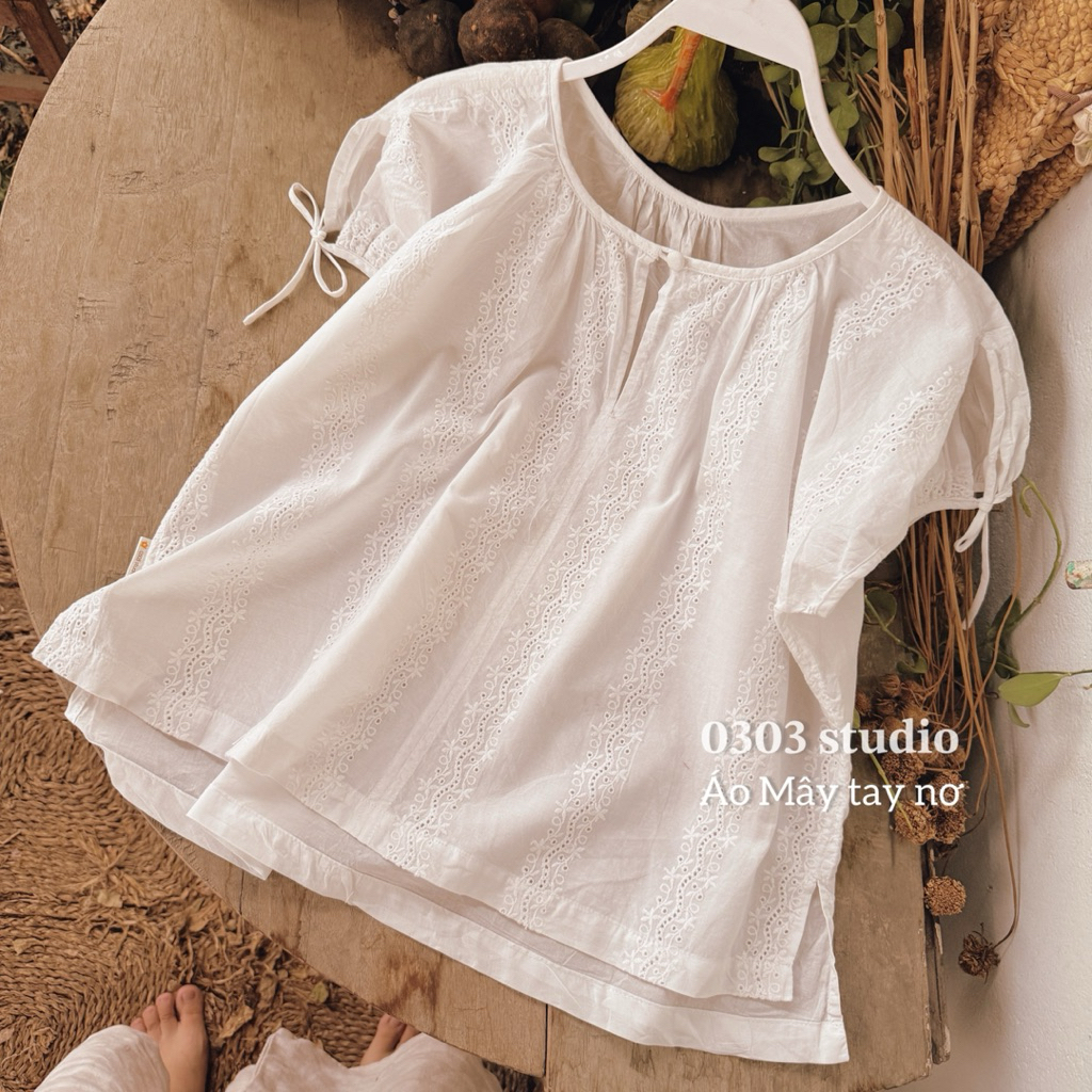 | 0303 studio | áo mặc nhà xô mỏng - dòng Mây