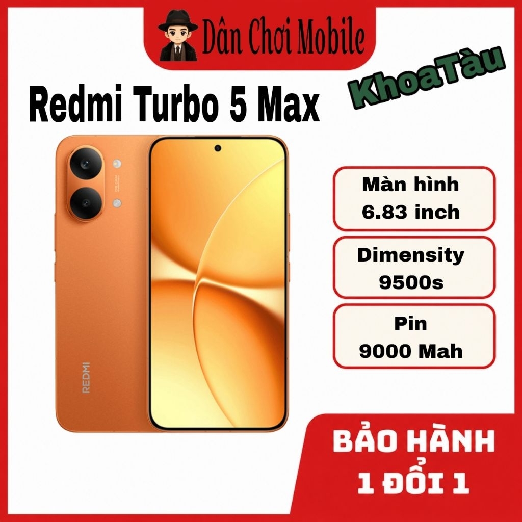Điện thoại Redmi Turbo 5 Max | Hàng có sẵn, giao ngay, BH 12 Tháng