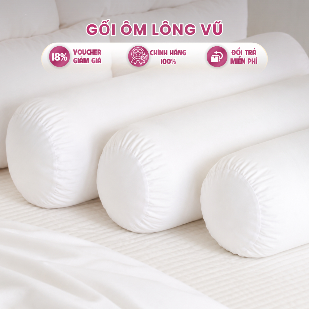 +gối ôm lông vũ