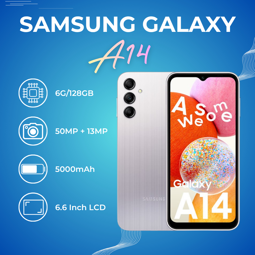 Điện Thoại Samsung Galaxy A14 6GB/128GB Pin 5000mAh Trâu, Màn Hình 6.6
