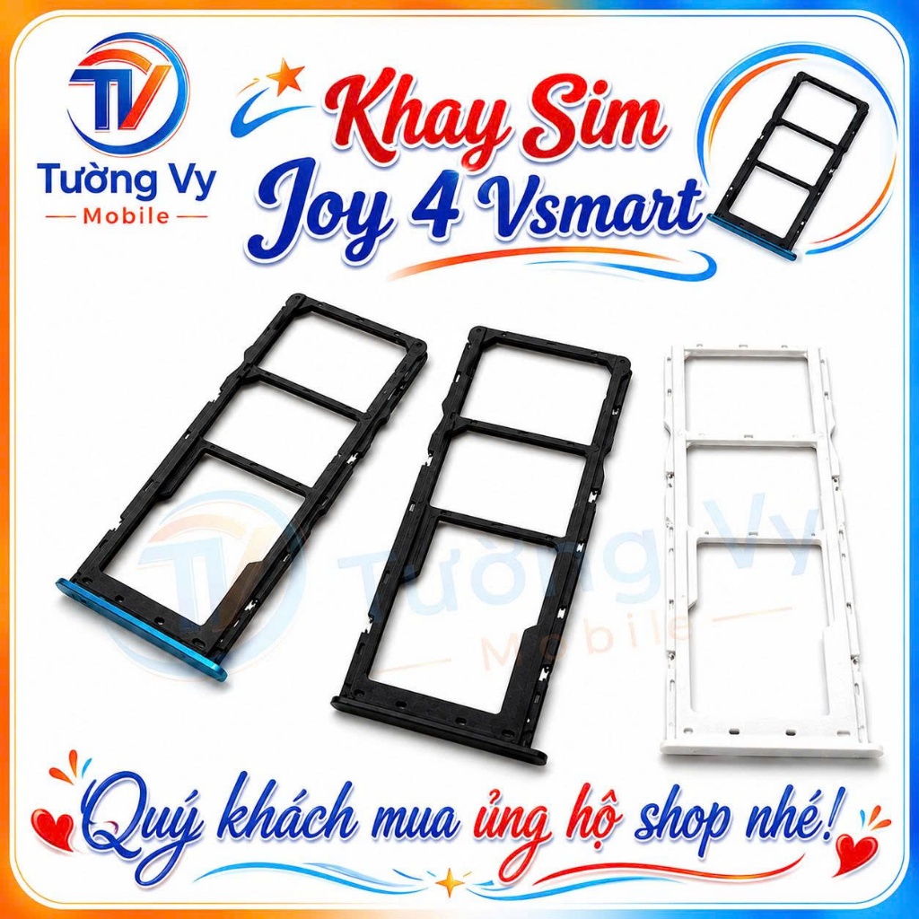 Khay sim vsmart joy 4,thay thế