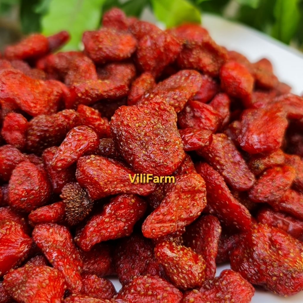 DÂU TÂY SẤY DẺO ÍT ĐƯỜNG VILIFARM chua ngọt thơm tự nhiên
