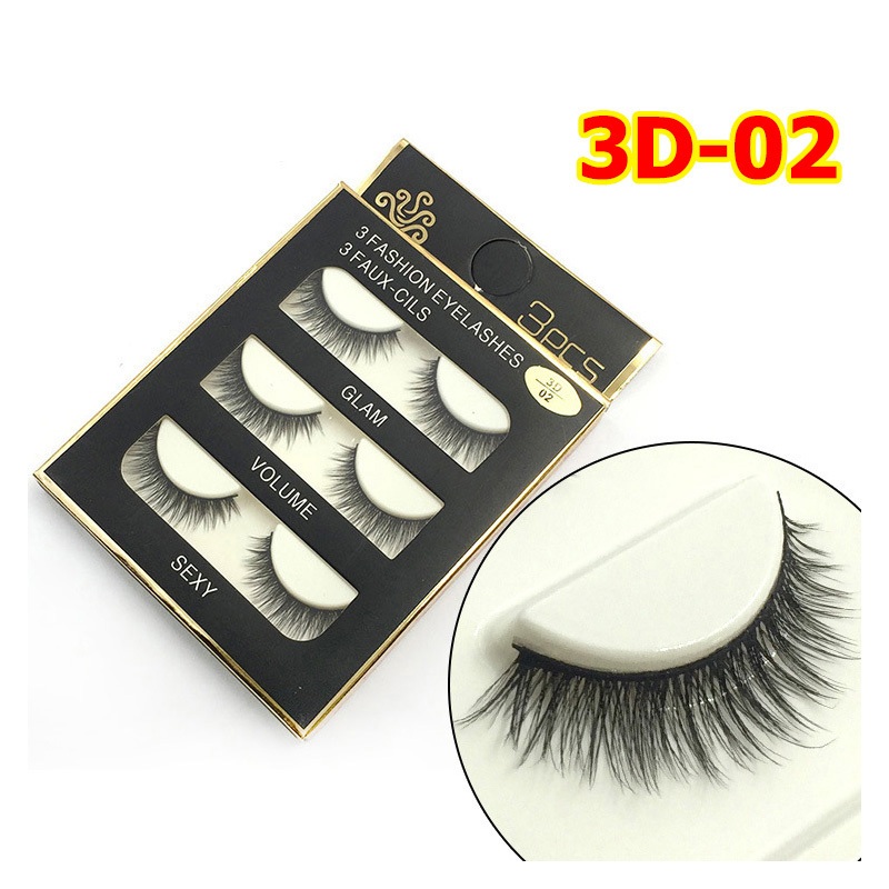 Lông mi chồn 3D số 02 (Cam kết hàng loại 1)