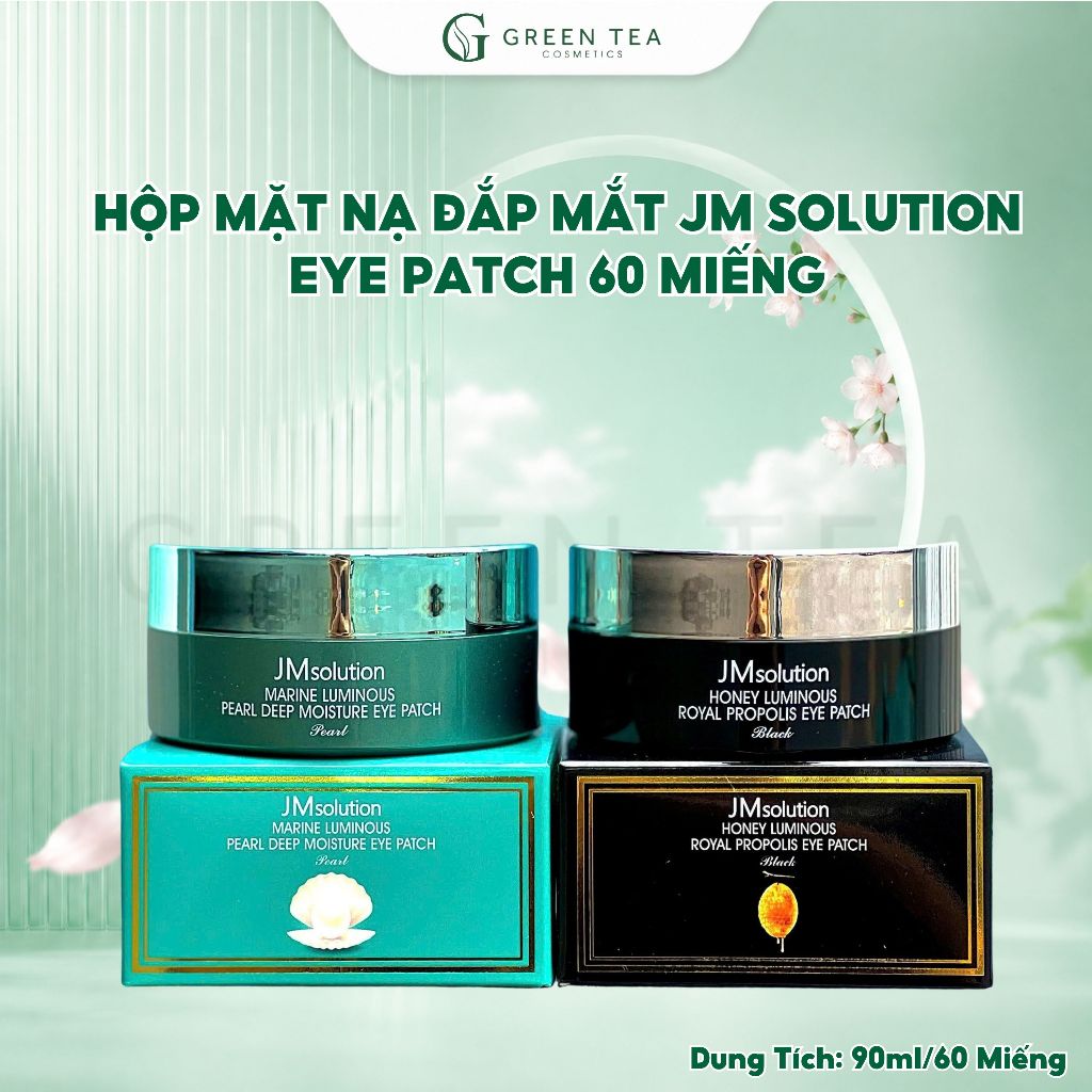 [Hộp] Đắp Mắt JMsolution Eye Patch – Dưỡng Ẩm, Giảm Thâm, Làm Dịu Quầng Thâm & Bọng Mắt 60 Miếng