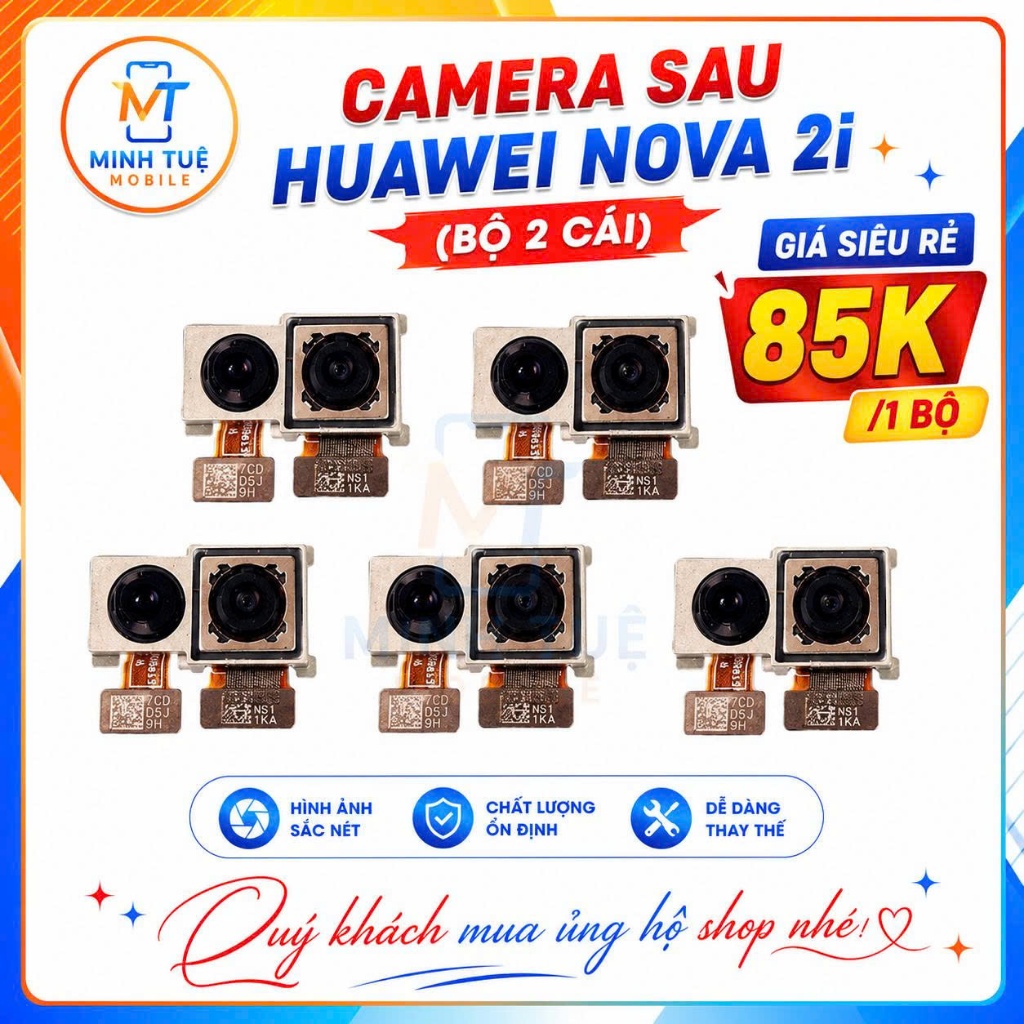 Camera sau Huawei Nova 2i (bộ 2 cái) – hàng bóc máy, dùng ổn định!