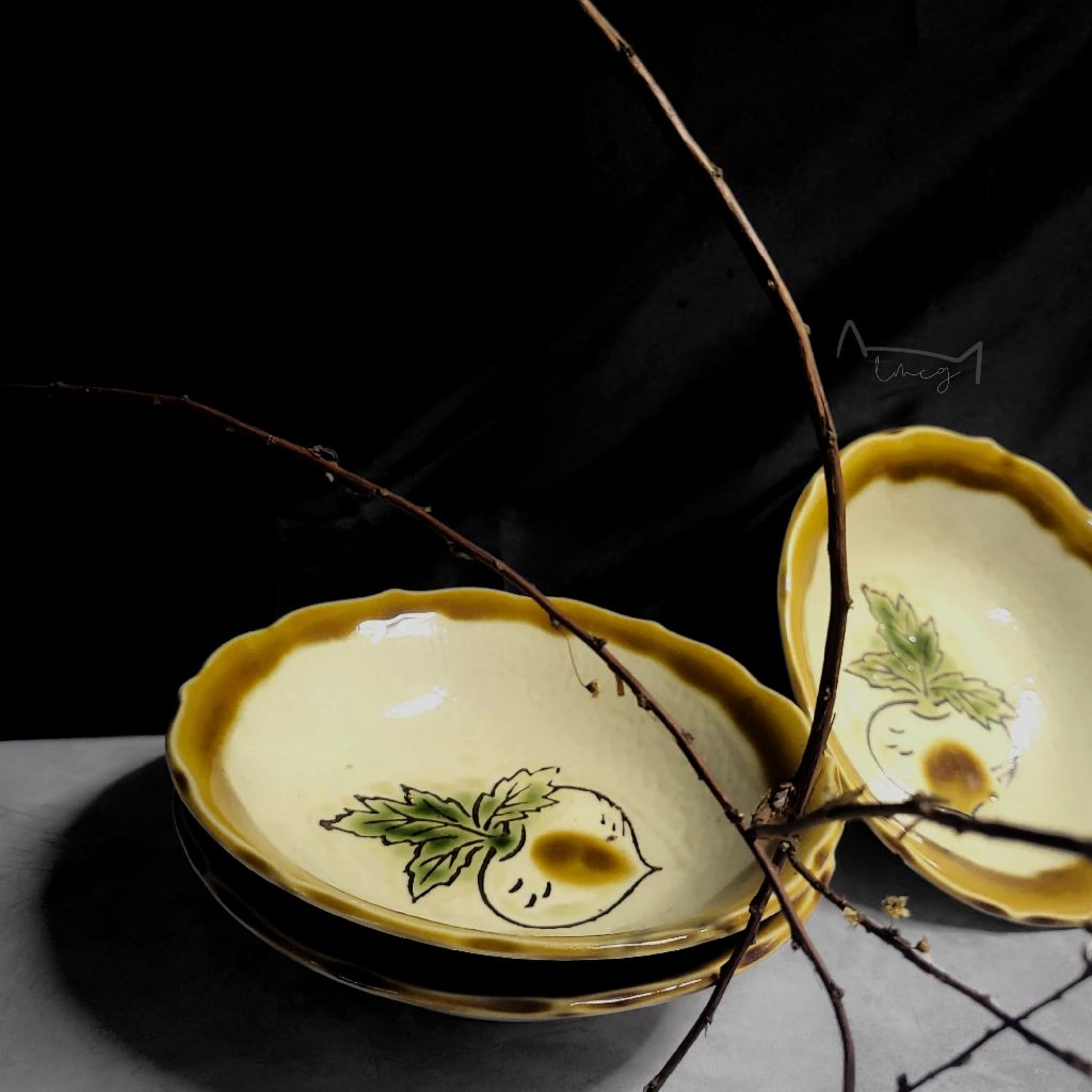 Bát củ cải nhỏ | Mộc nâu | 13x4cm