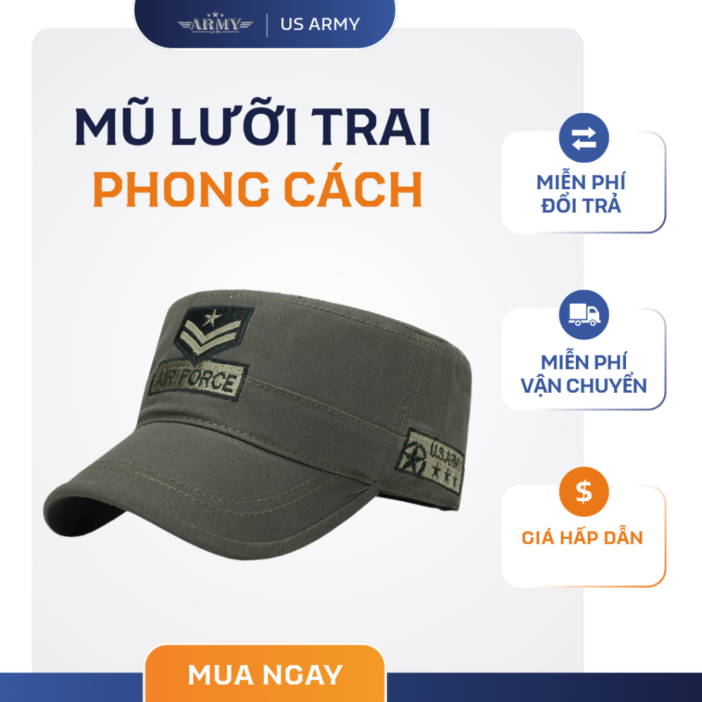 Mũ Lưỡi Trai Thời Trang Phong Cách ❤️Freeship❤️ Nón Lưỡi Trai Phong Cách Cực Ngầu