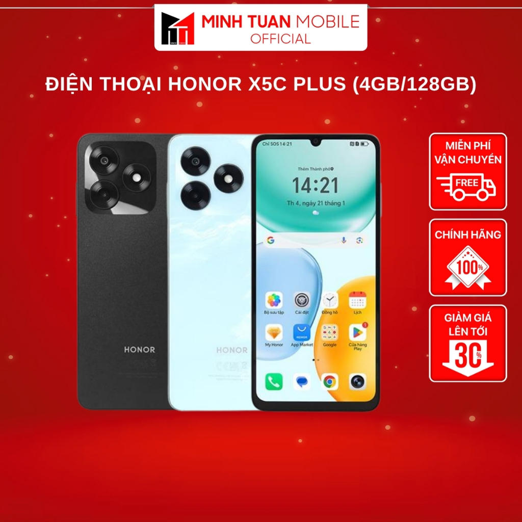 Điện Thoại Honor X5c Plus (4GB/128GB) - Hàng Chính Hãng