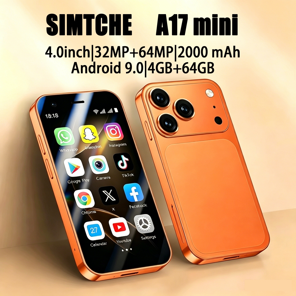 Điện thoại thông minh SIMTCHE A17mini 4.0 inch | Pin 2000mAh | Android 9.0 | Bộ xử lý Decacore|Phone|Mobile Phones