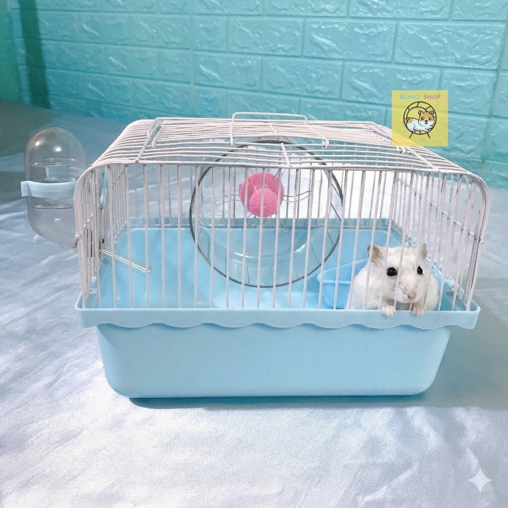 Lồng hamster mini full phụ kiện size 23x17x15