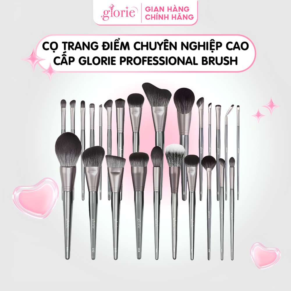 [ KHÔNG NHẬN KHẮC TÊN TẠI SÀN ] Cọ Trang Điểm Chuyên Nghiệp Cao Cấp Glorie Professional Brush