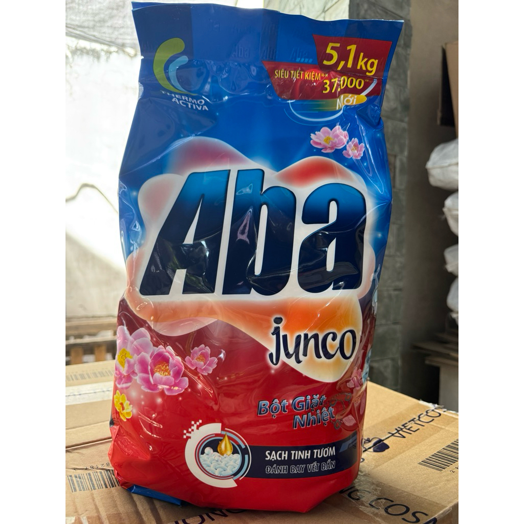 Bột giặt aba 5,1kg junco