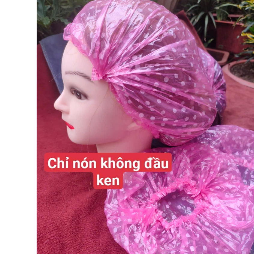 10 cái Nón mỏng nilong trùm đầu