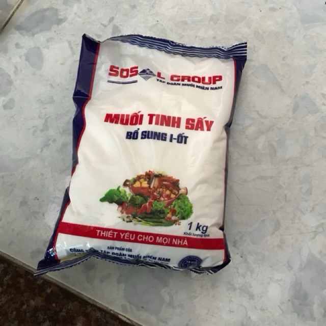 Muối tinh sấy iot