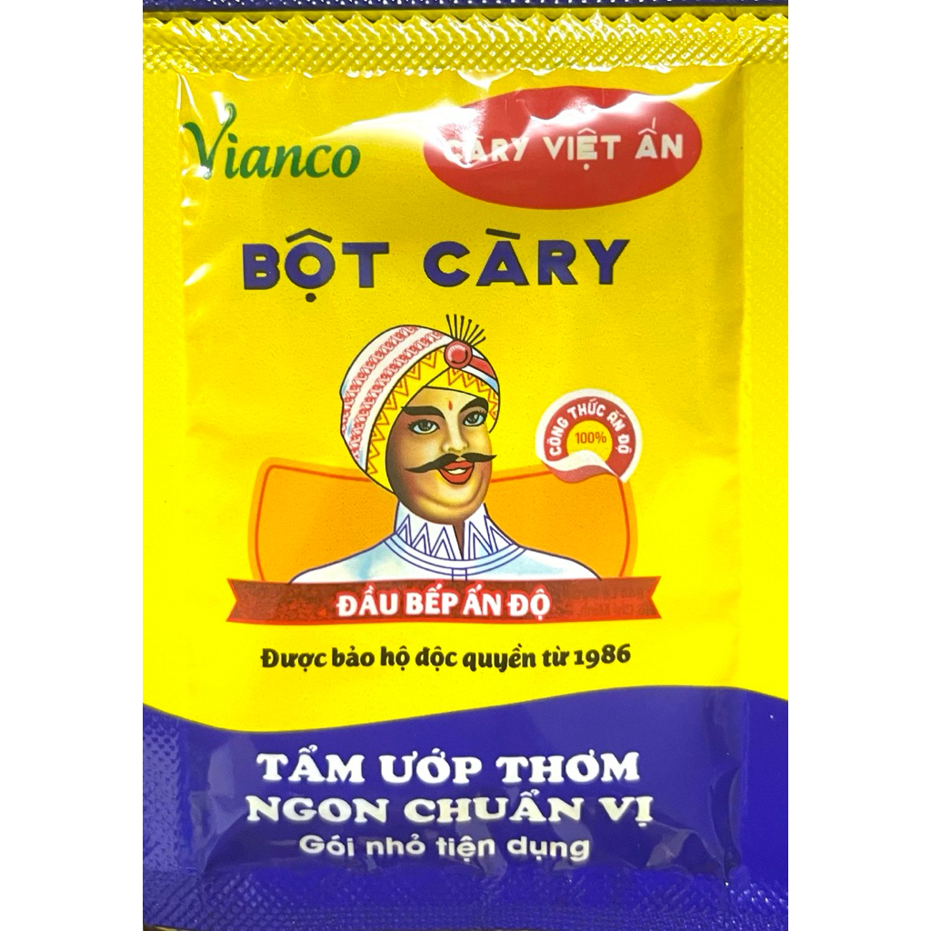 Bột gia vị cà ri Ấn Độ 3-5gr Vianco