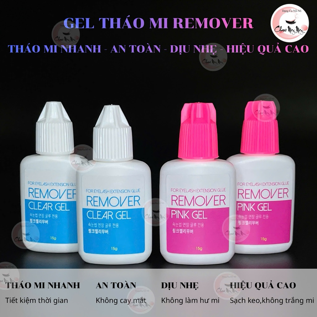 Chai gel tháo mi siêu nhanh