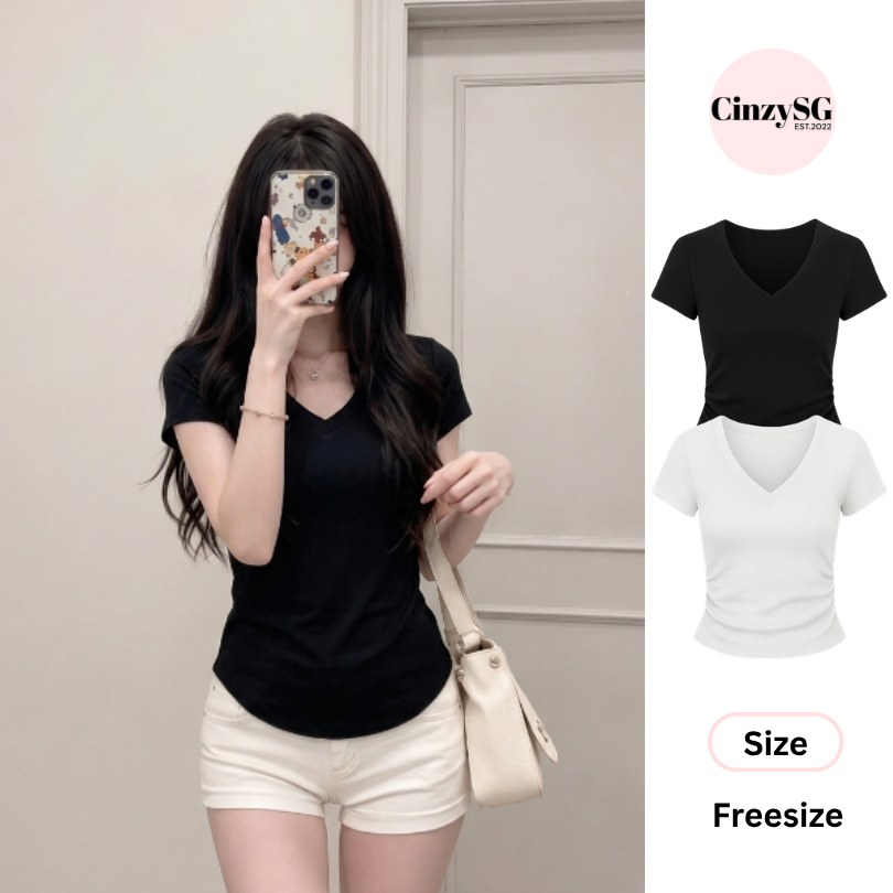 Áo Croptop Nữ Thiết Kế Basic Chất Gân Tăm Ôm Body Co Giãn Thoáng Mát Nhiều Mẫu CinZy SG