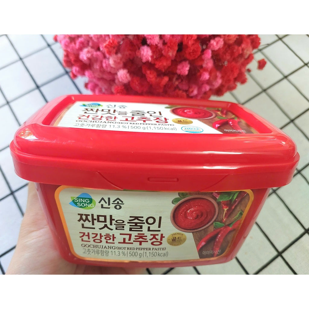 Hộp 500g Tương Ớt SingSong Hàn Quốc Làm Kim Chi