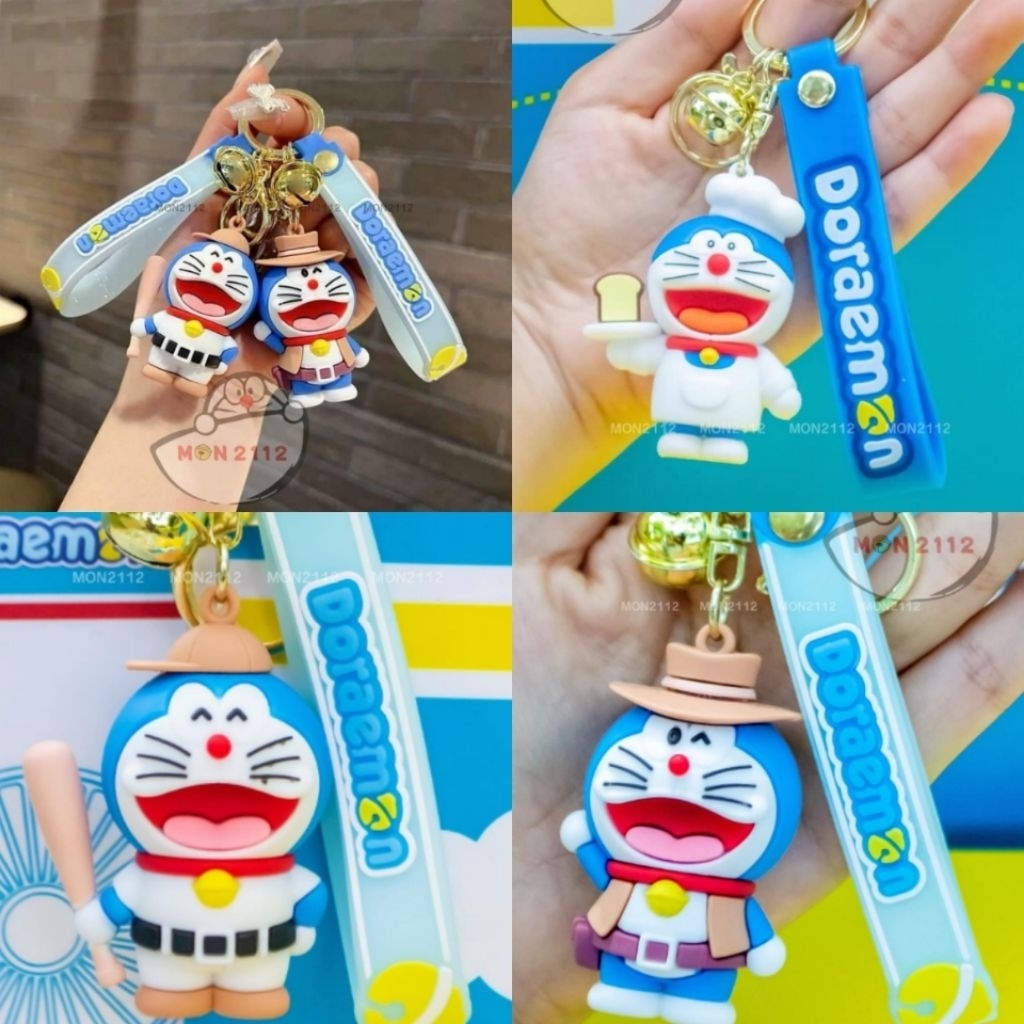 MÓC KHOÁ SILICON DORAEMON DOREMON