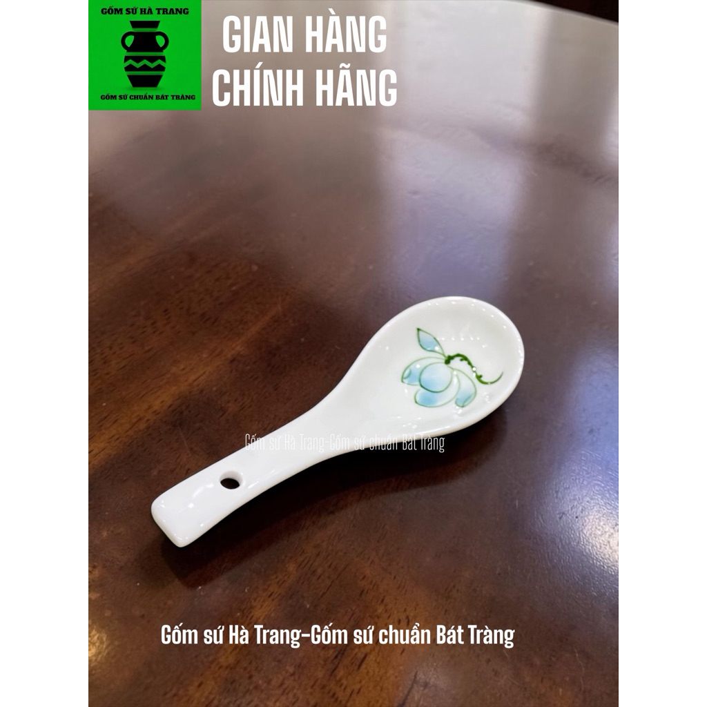 Thìa sứ Bát Tràng