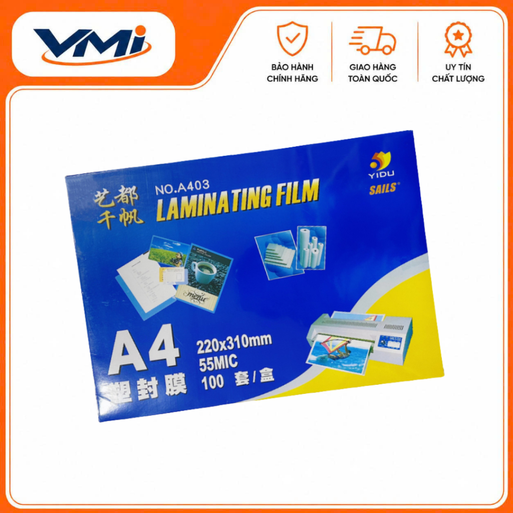 Màng Ép Plastic dày 55Mic - A4